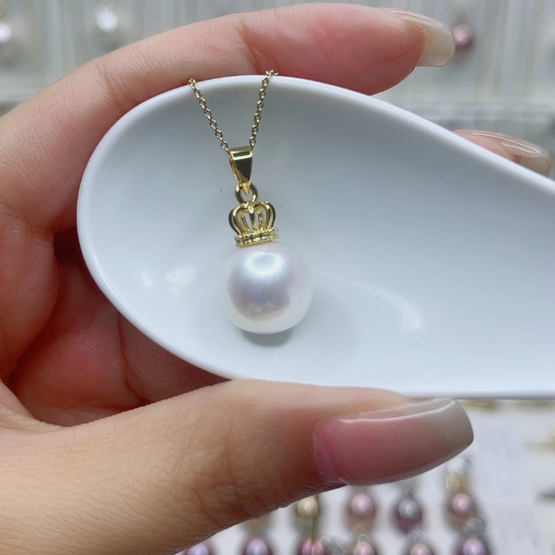 淡水珍珠未镶嵌吊坠(赠链)