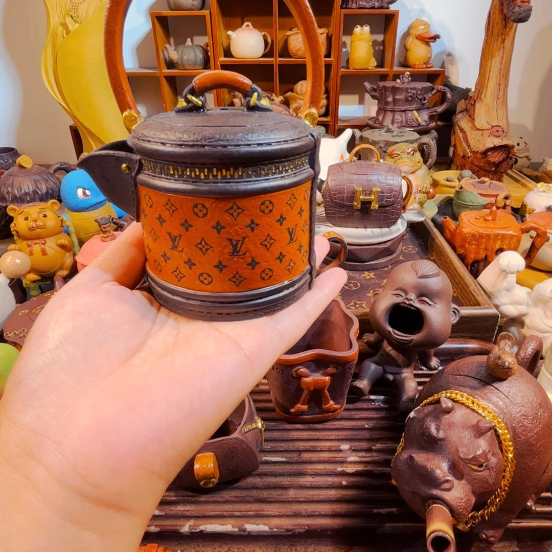 蒙***羊紫砂茶宠纯手工制作过程就是