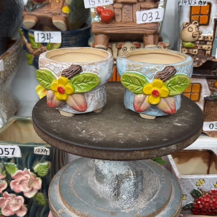 紫砂花盆粗陶材质多肉花盆