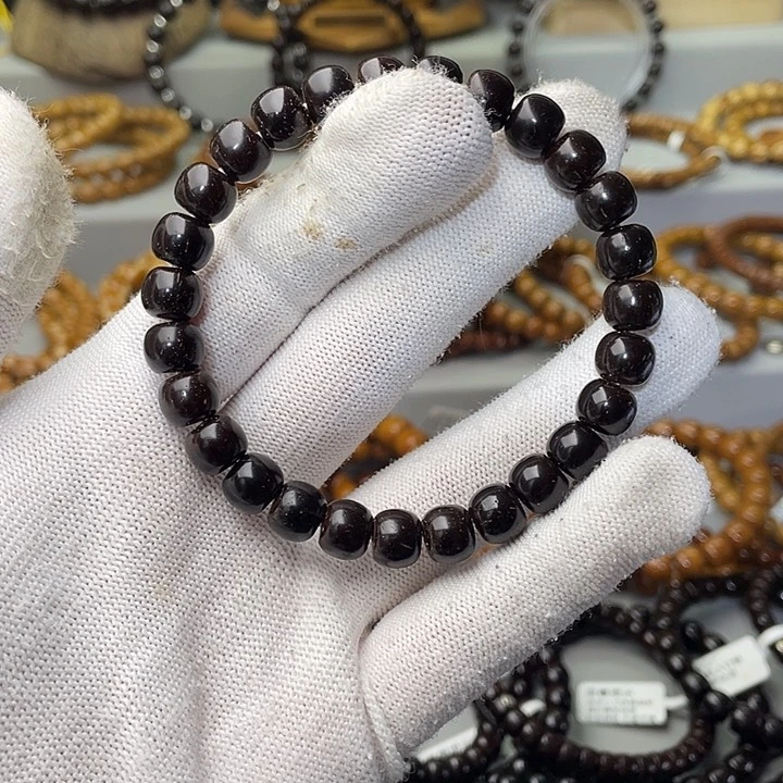 椰蒂吊坠椰蒂9桶珠手串单圈收藏