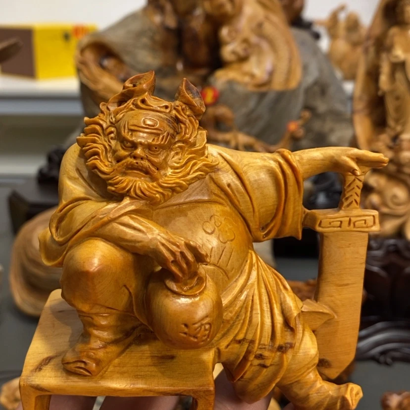 【闪购商品】柏木（崖柏）沁****卫工艺品摆件创意产业