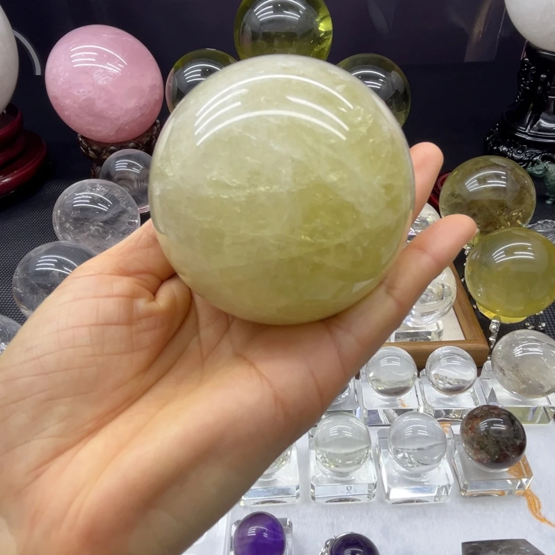 水晶未镶嵌珠宝半成品7.16公分