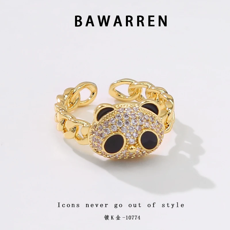 Bawarren 10774-精致戒指气质简约百搭