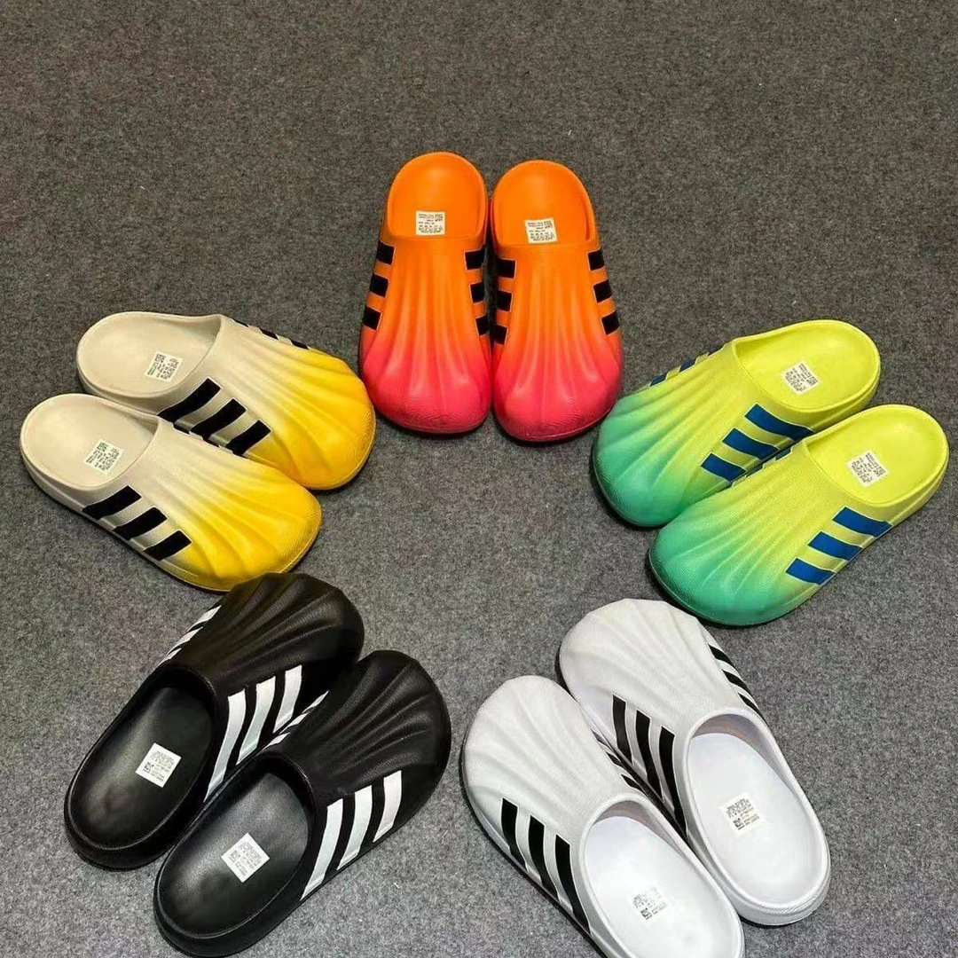 【包邮】钢印纯原夏季新款贝壳拖鞋半包男女厚底增高百搭包头凉拖鞋