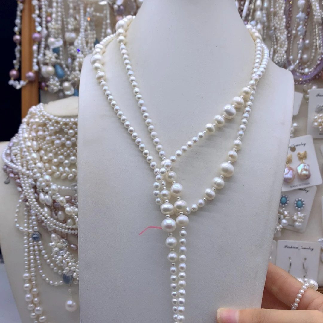 Y***y合金淡水珍珠项链耳饰