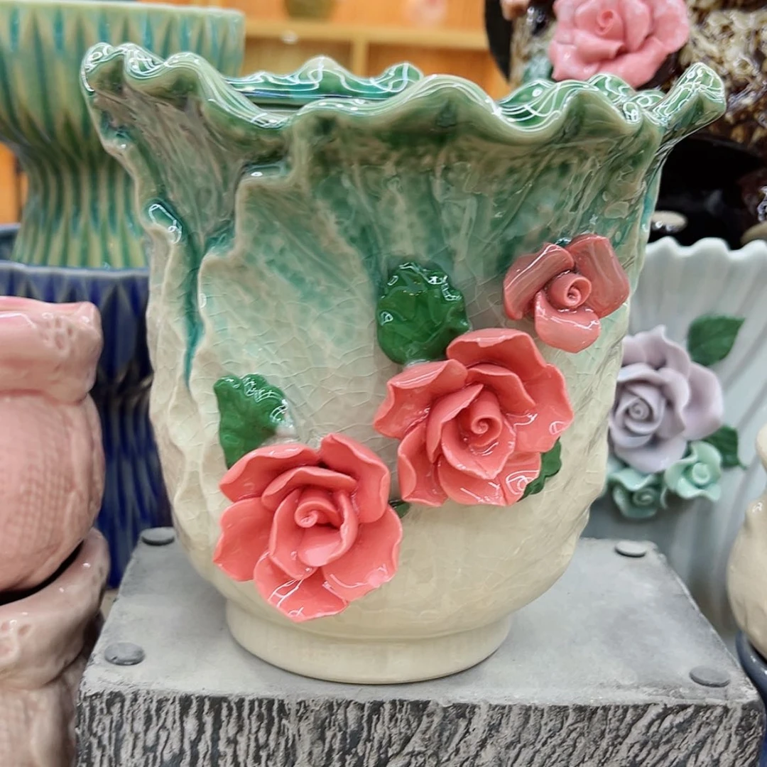 【闪购商品】陶瓷花盆