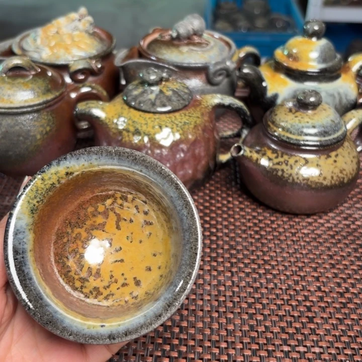 茶杯紫砂小将军杯