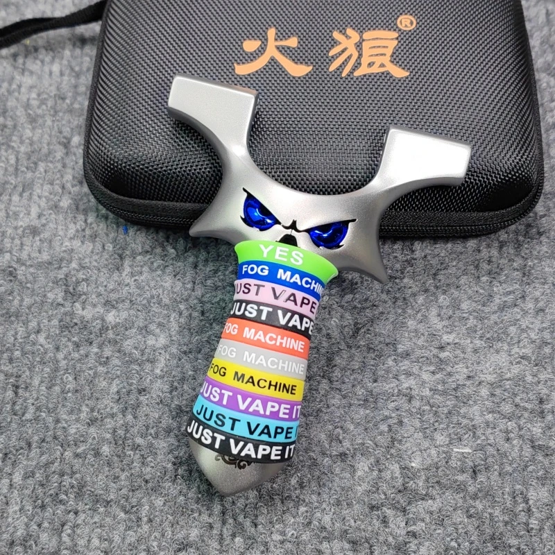 火狼正品恶魔重炮弹弓龙齿钛合金630怪兽手感王户外快压扁皮筋