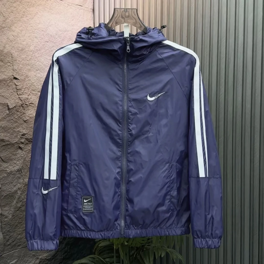 夏季薄款连帽洋气刺绣百搭休闲洋气夹克外套8197