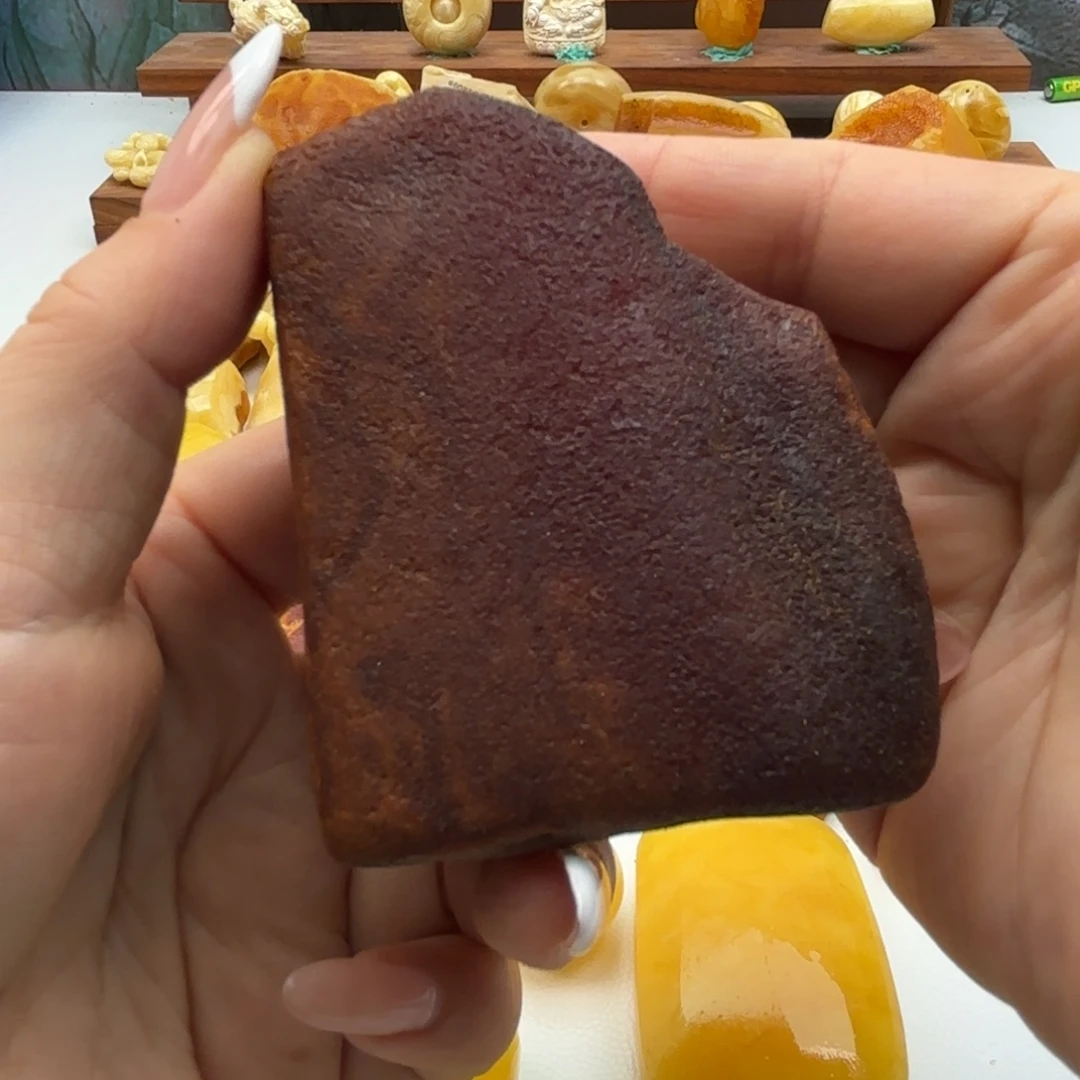 醉***涯定制琥珀未镶嵌琥珀