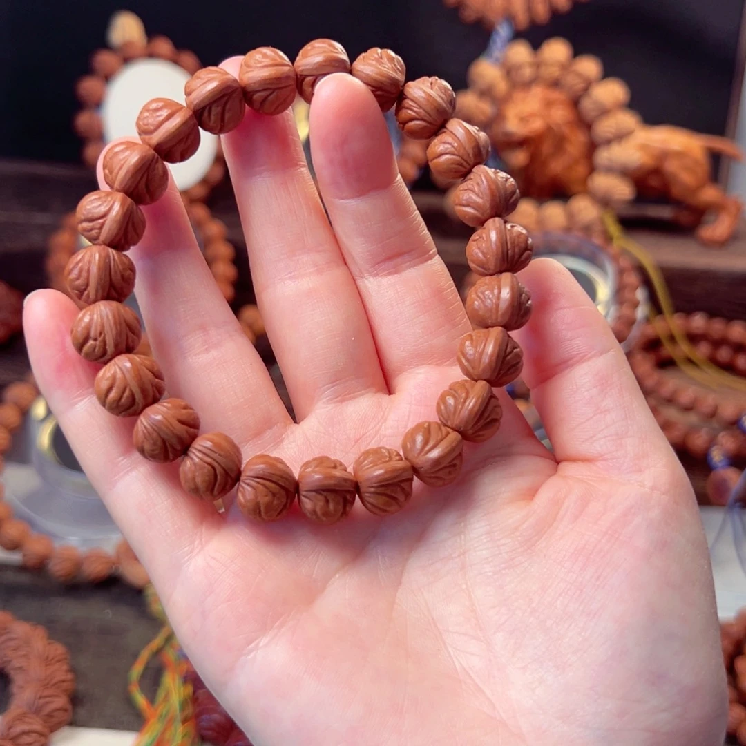 【闪购商品】桃核手串用****912尺寸玉龙脊