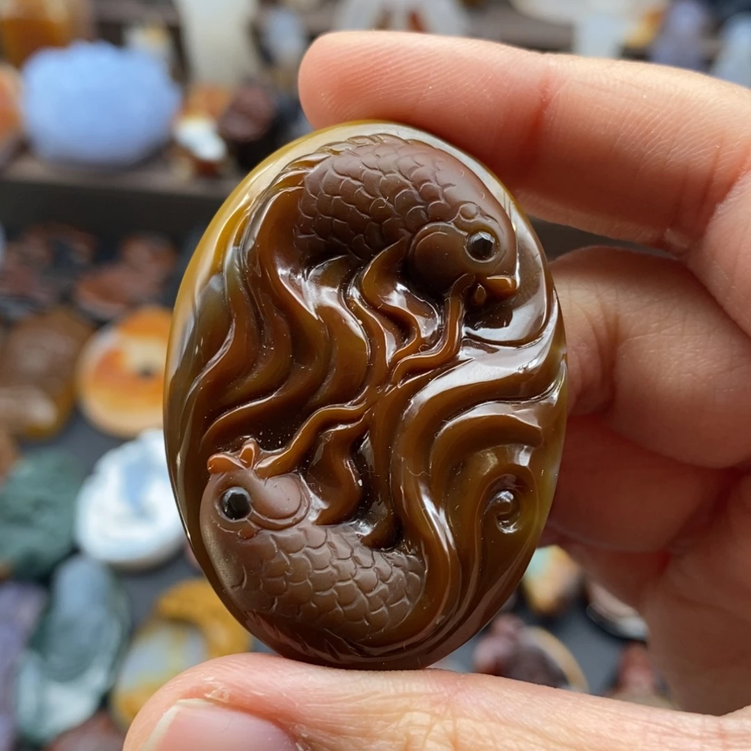 未镶嵌吊坠(不含链)玛瑙/玉髓