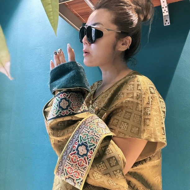 重工秦汉长款宽松网红新中式汉服刺绣成人印花常规款