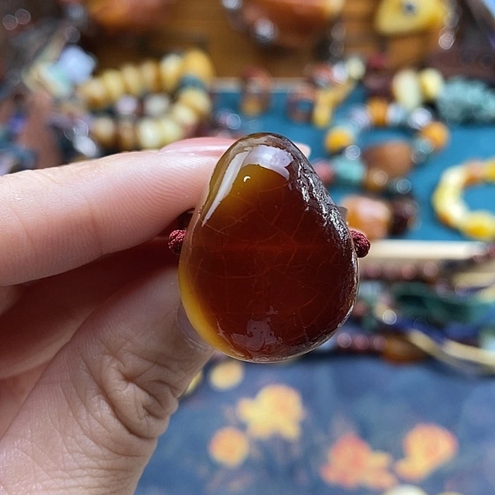 蜜蜡未镶嵌戒指戒指