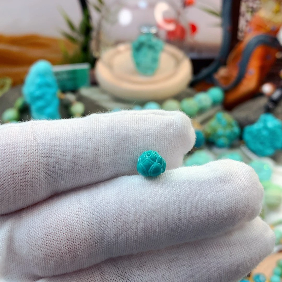 绿松石未镶嵌珠宝半成品