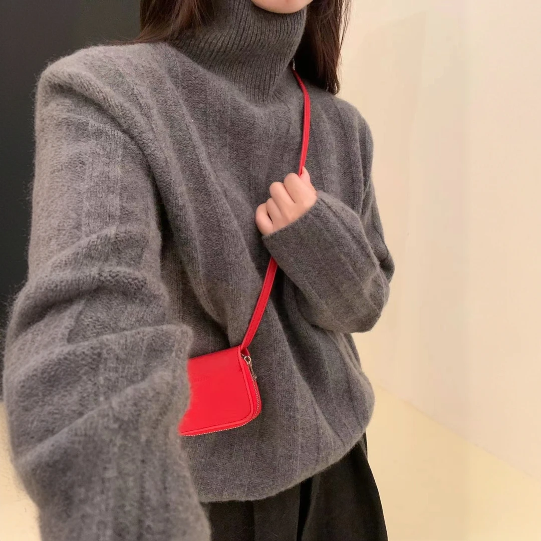 简一遇2024款秋冬高领毛衣