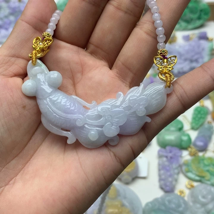 颈饰未镶嵌翡翠翡翠