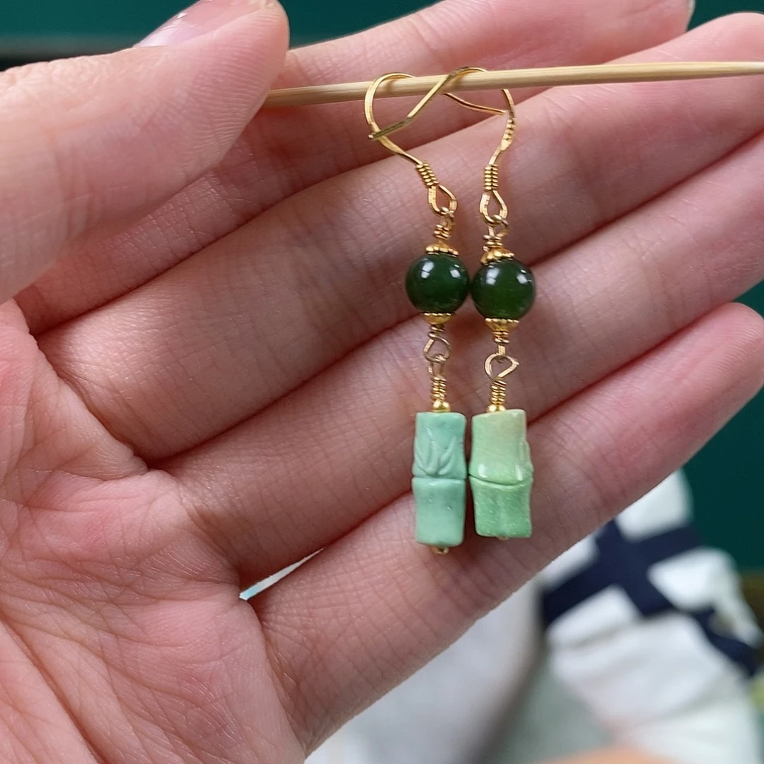 绿松石银S925镶嵌珠宝奇石