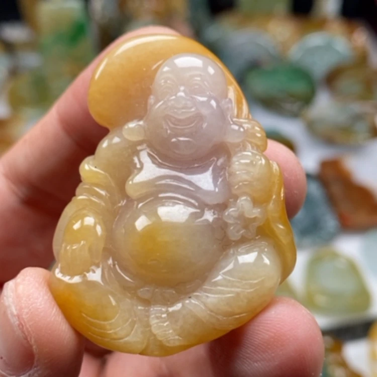 【闪购商品】翡翠颈饰未镶嵌缅甸翡翠A货吊坠