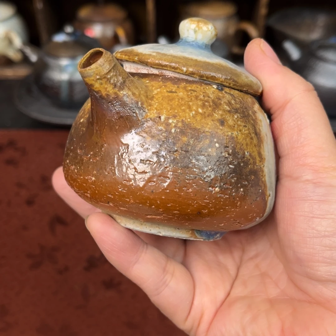 人***点柴烧茶器柴烧茶器