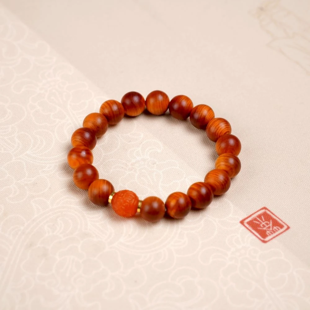 福利款  崖柏 回纹珠手串  10mm