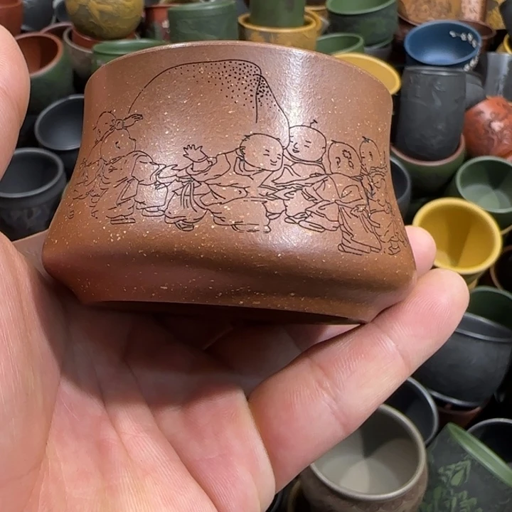 茶杯紫砂全手工制作工艺