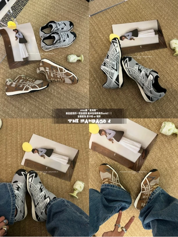 萨萨款-OOTD必备休闲运动鞋（跟高3.5cm)（XZ9811-2#）爱唯依