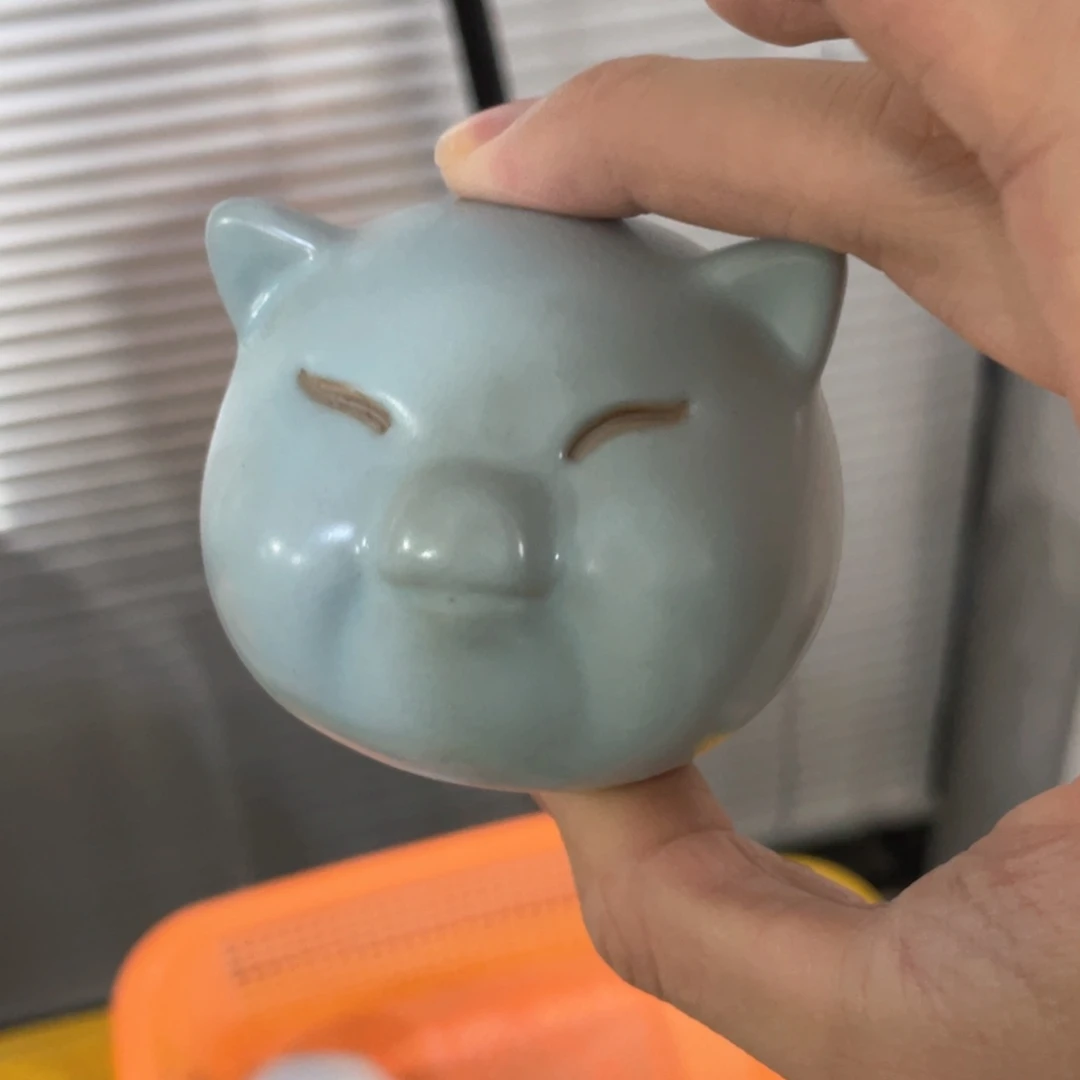 瓷片天青色猪头。。。。。。。。。。。