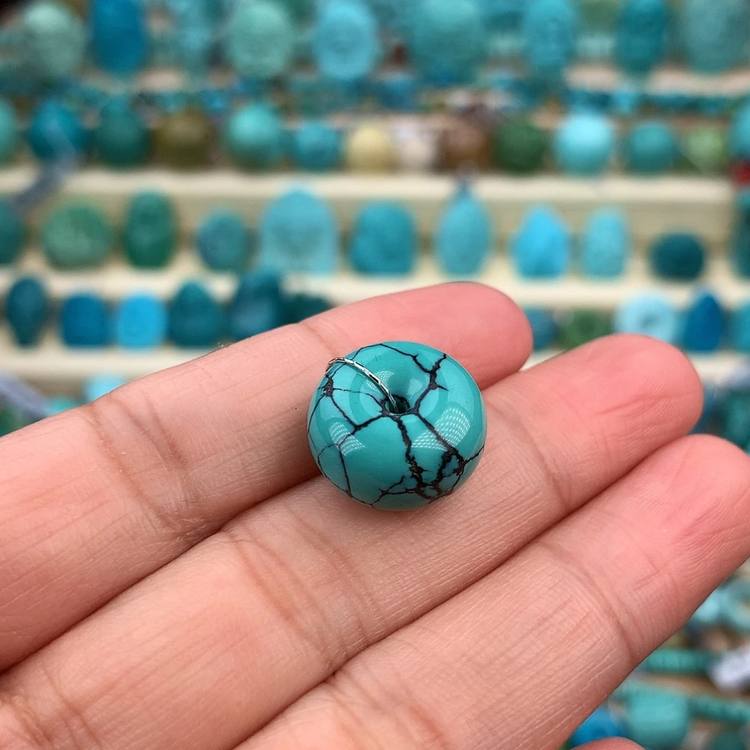 绿松石未镶嵌珠宝奇石14.9