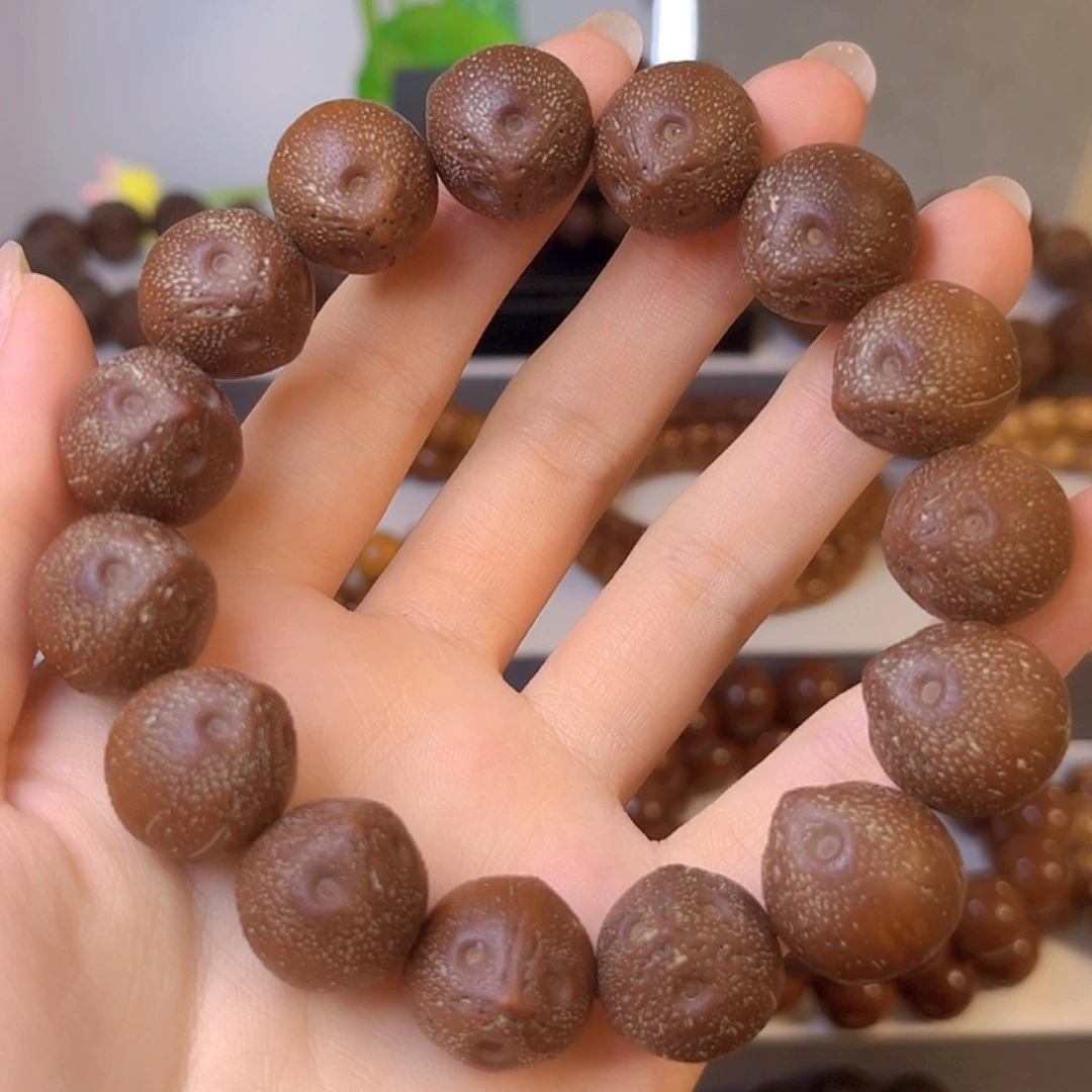 手串紫金鼠原皮正圆巴西籽
