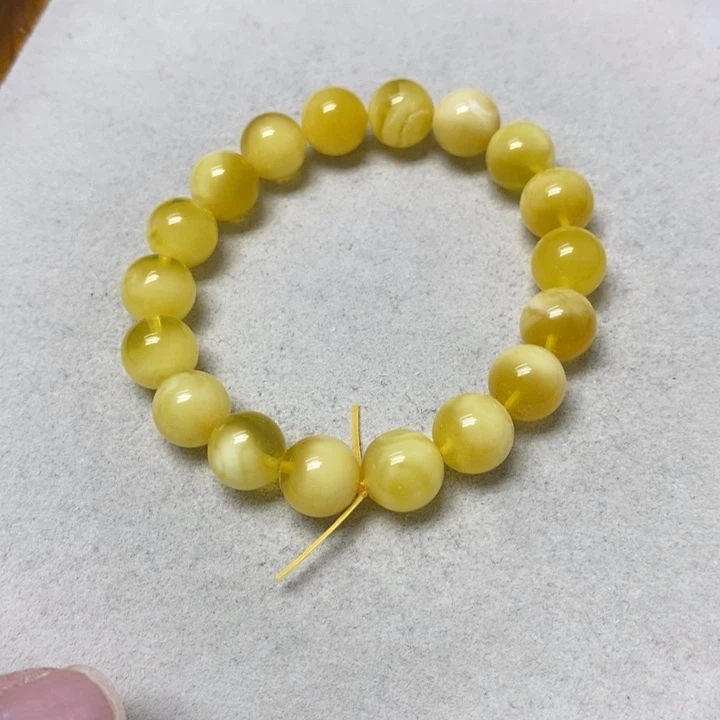 裸石蜜蜡未镶嵌串