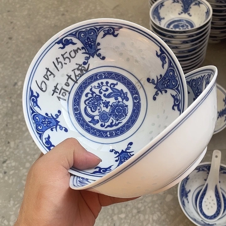 碗景德镇高温细白瓷餐具