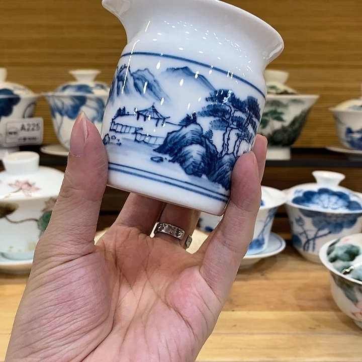 手绘山水公杯160 瑕疵福利款