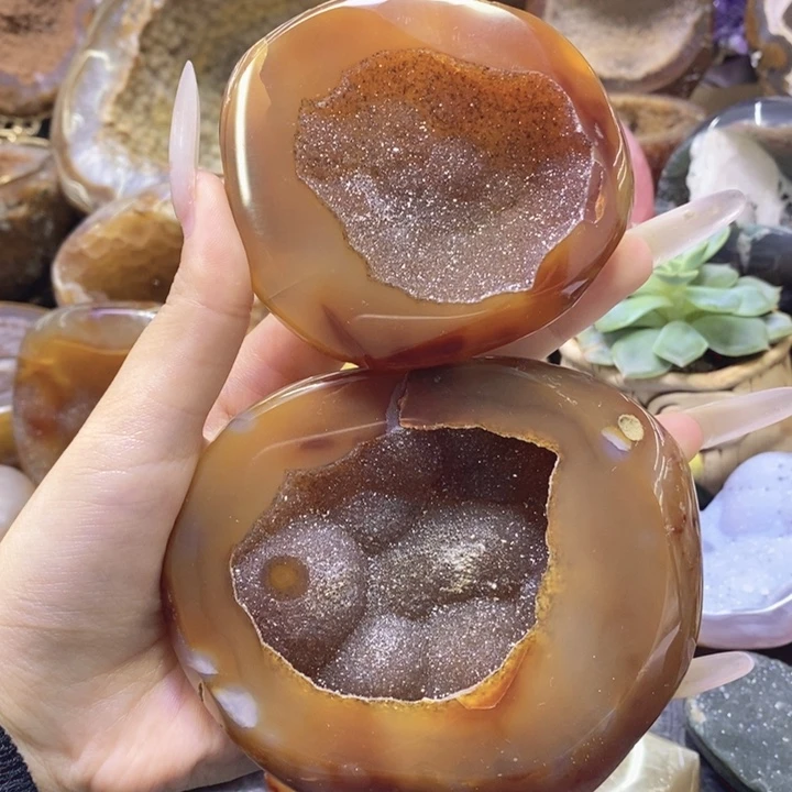 未镶嵌珠宝半成品紫晶黄金盆