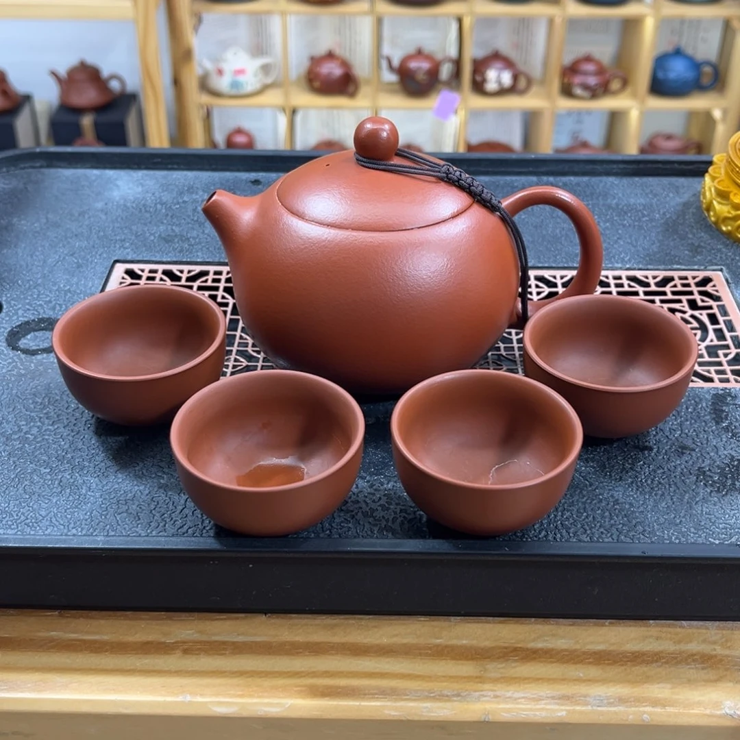 紫砂紫砂胖西施（一壶四杯）