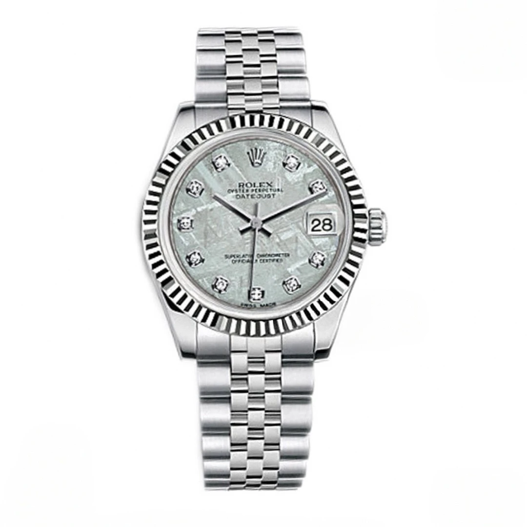 99新 Rolex/劳力士 奢侈品/日志178274银灰陨石盘31mm原钻单表