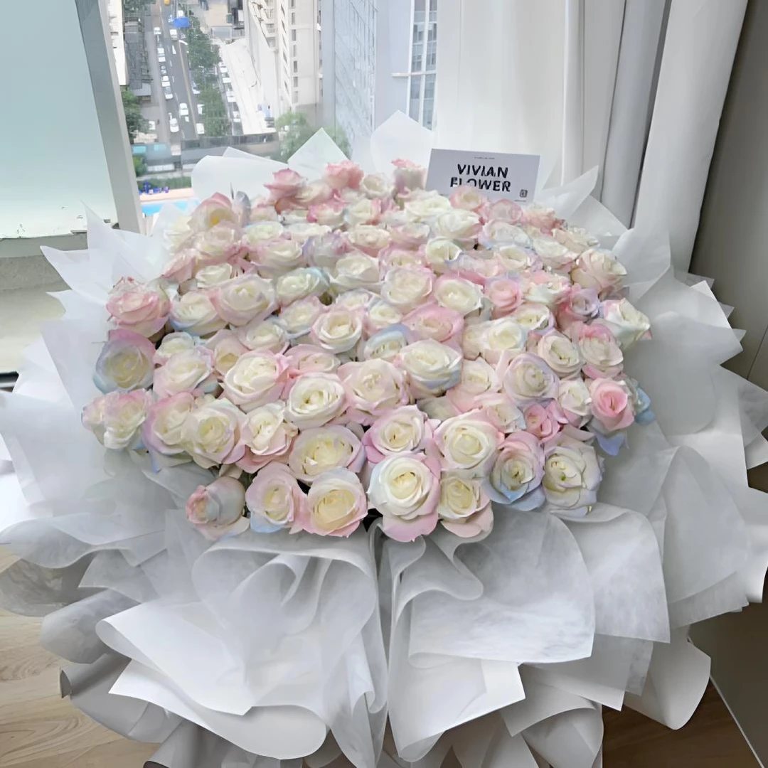 【全国同城配送】西域曼陀罗兰加洛斯真花玫瑰鲜花同城配