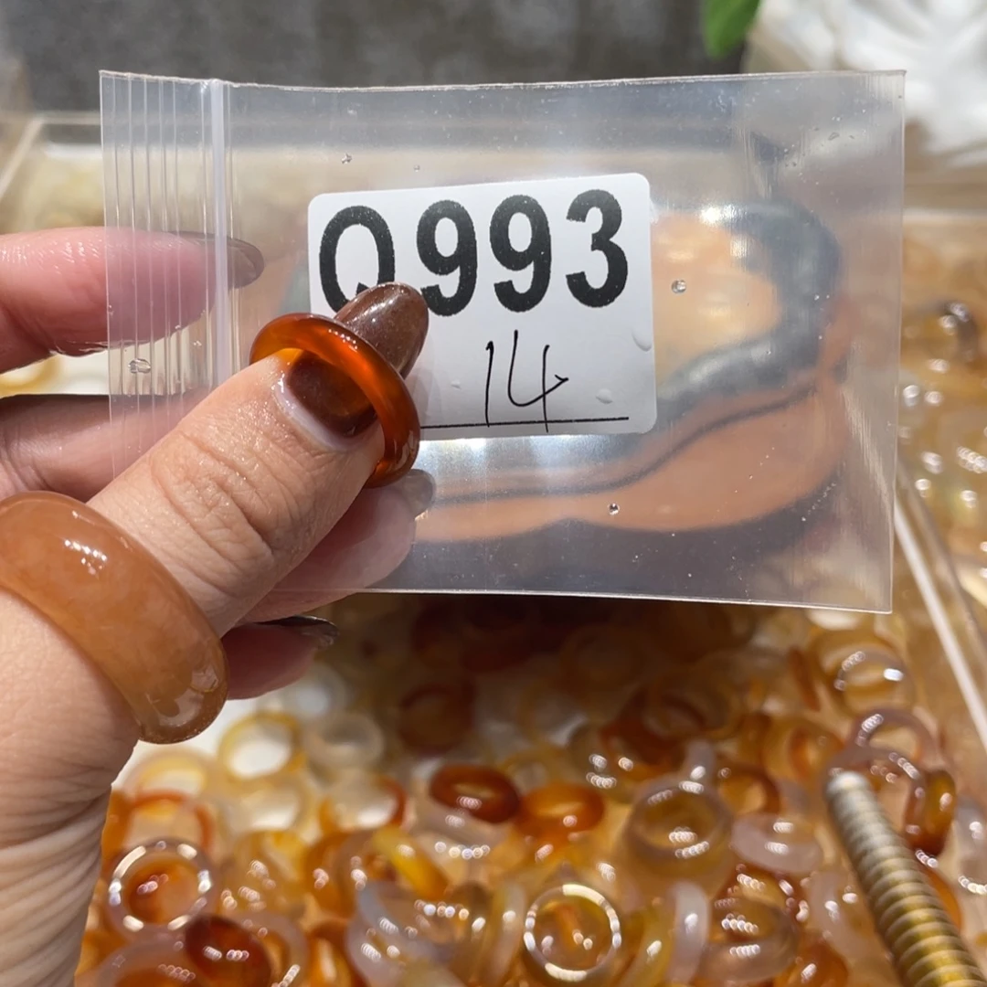 玛瑙/玉髓未镶嵌戒指993