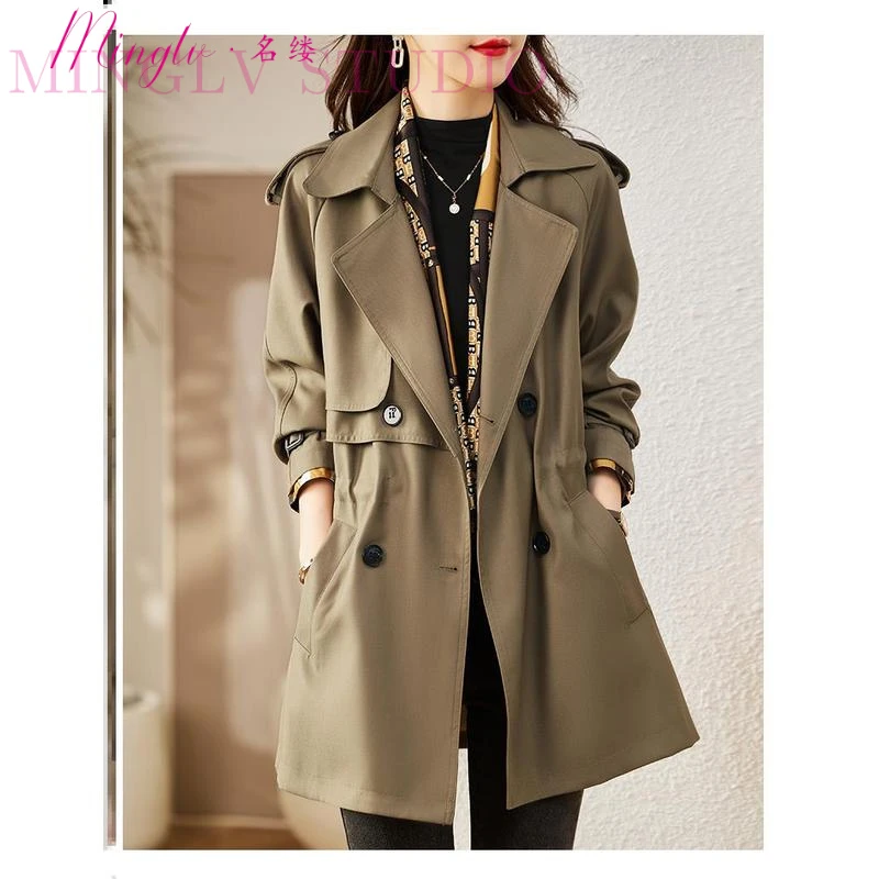 风衣女短款早秋2025秋装新款秋季时尚百搭爆款外套小个子春秋大衣