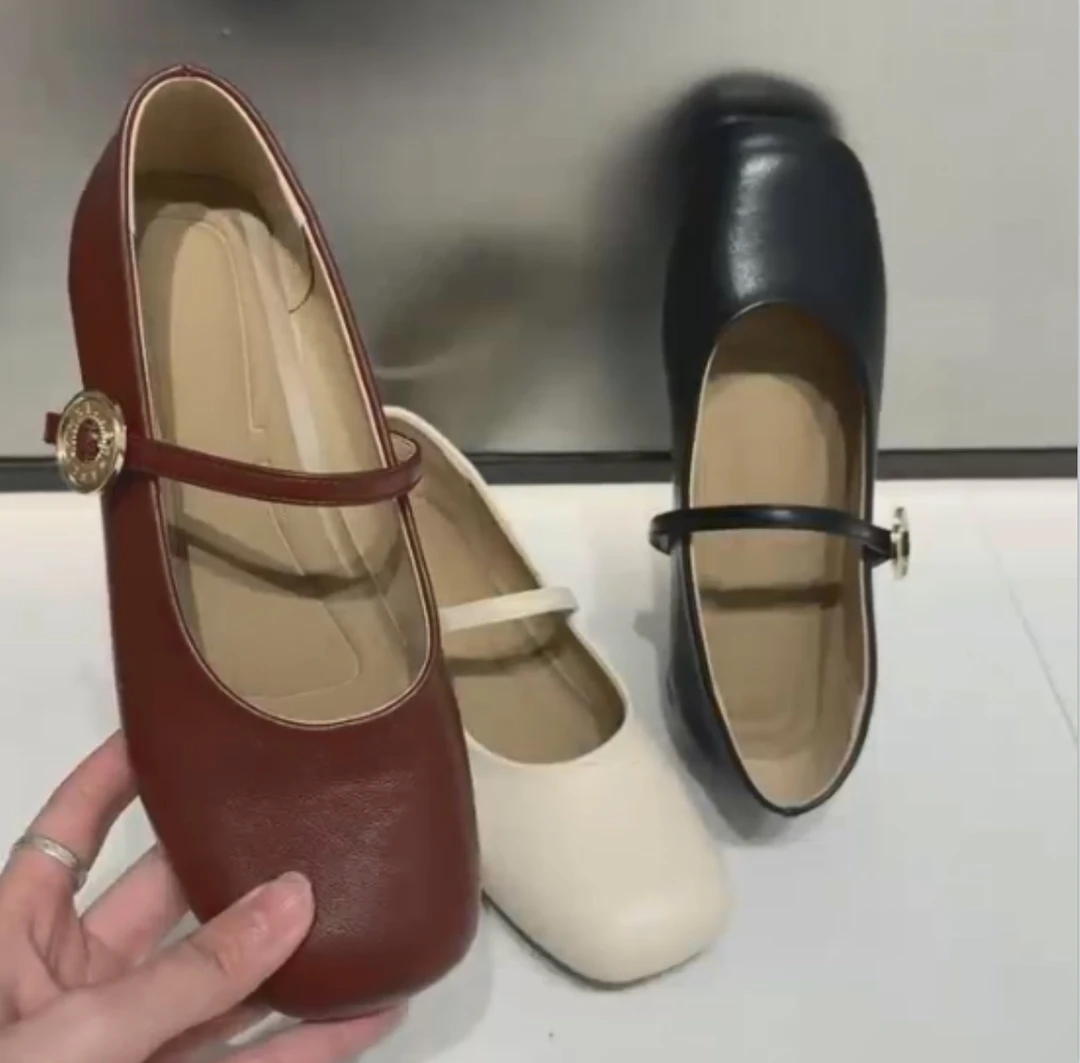 宿慕SUMU 女士休闲鞋 3-4春季2025新款时尚百搭休闲鞋M000N1