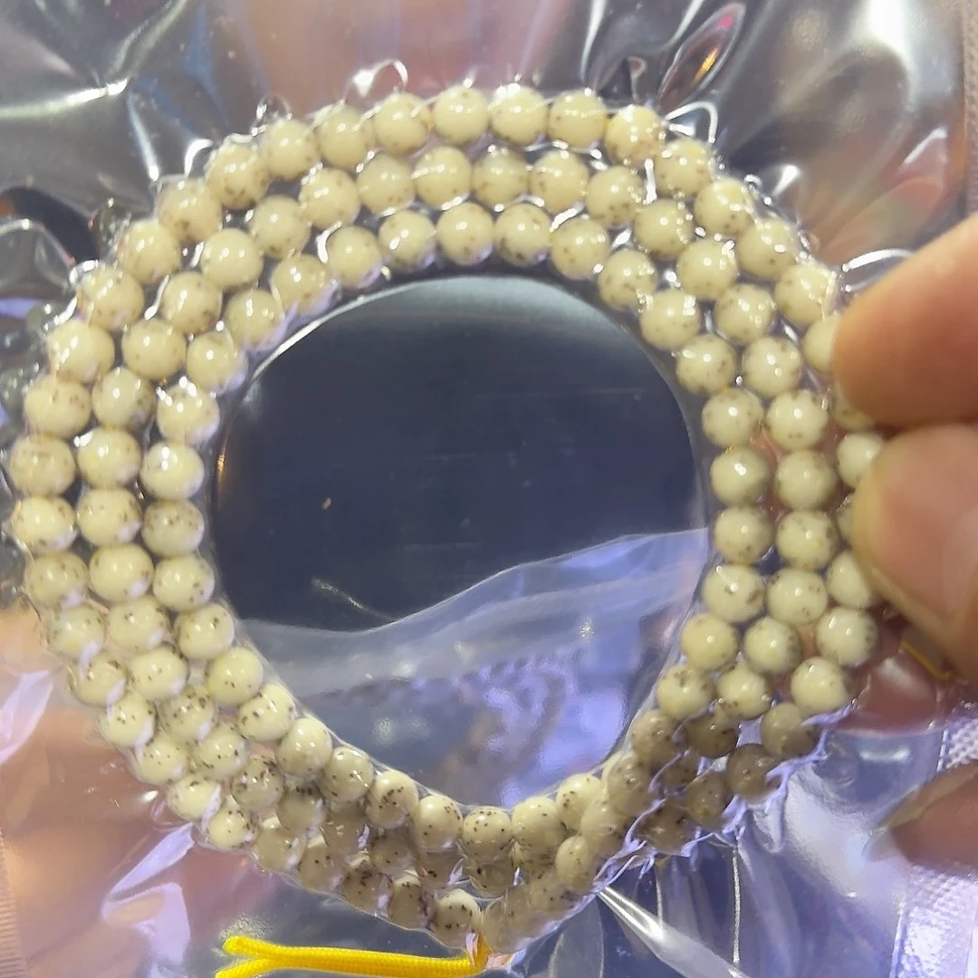 吊坠星月菩提大留白圆珠7