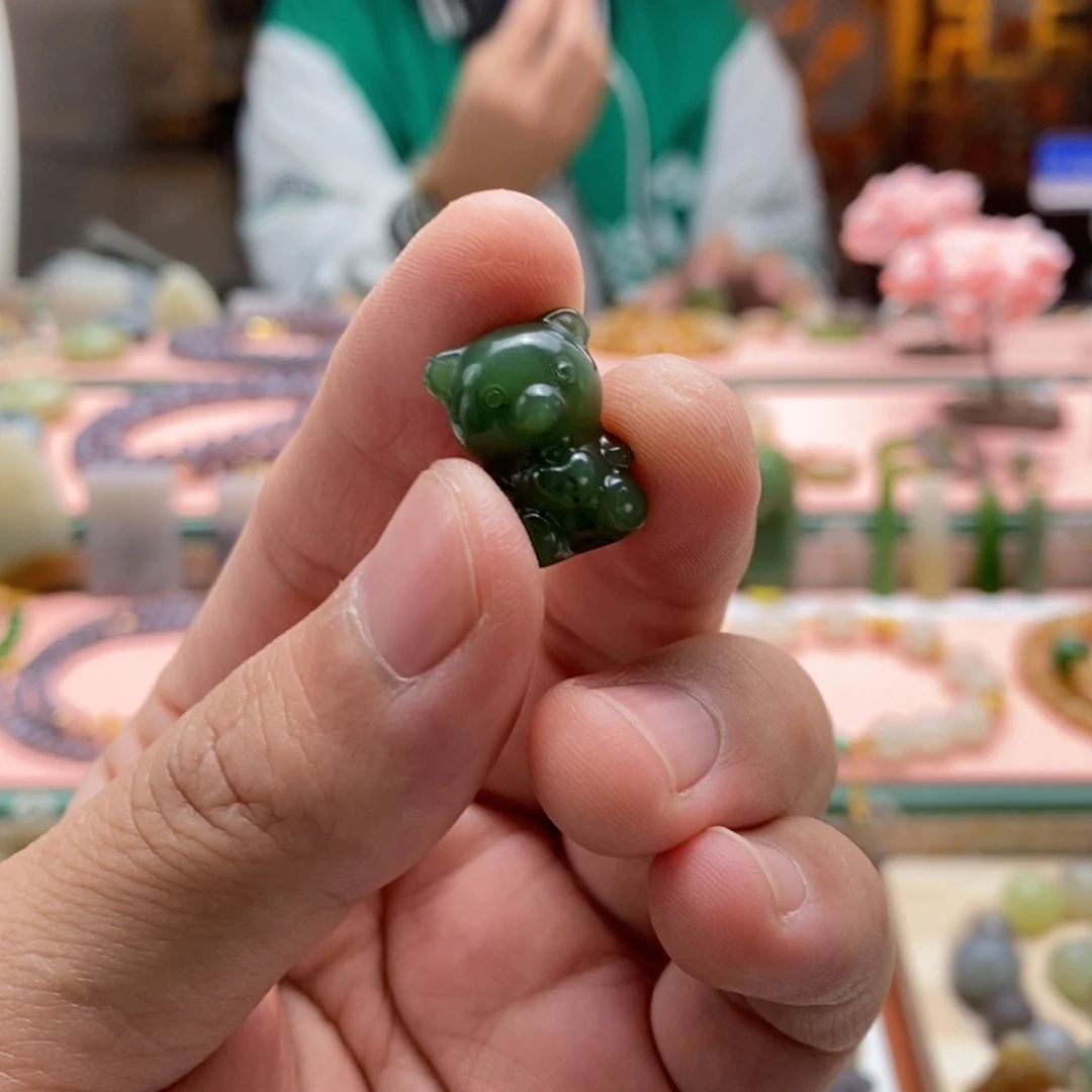 和田玉（碧玉）未镶嵌吊坠(不含链)