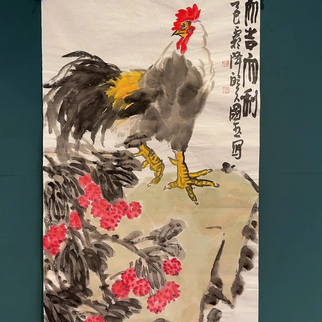 国画单老师作品画作