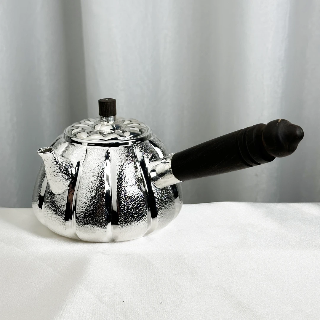 -手工南瓜侧把小壶泡茶壶999