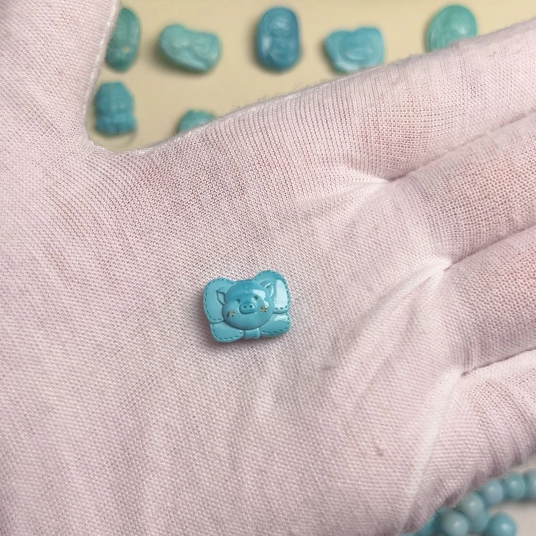 绿松石合金吊坠(不含链)