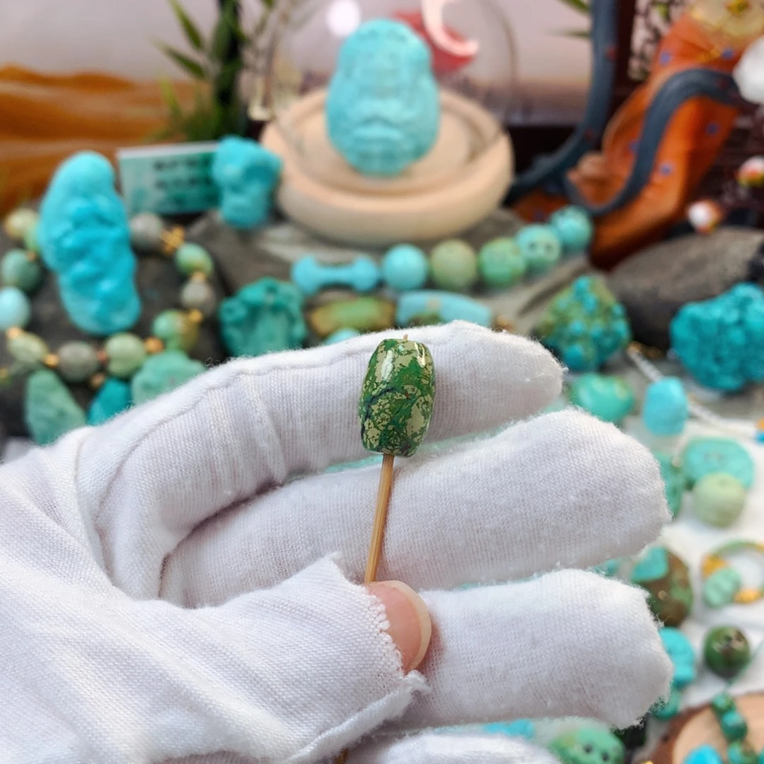 绿松石未镶嵌珠宝半成品