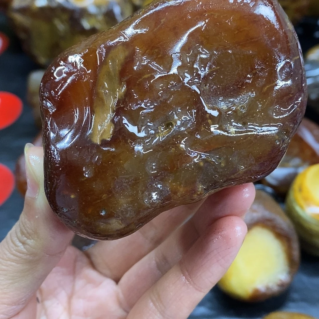 玛瑙/玉髓未镶嵌手把件