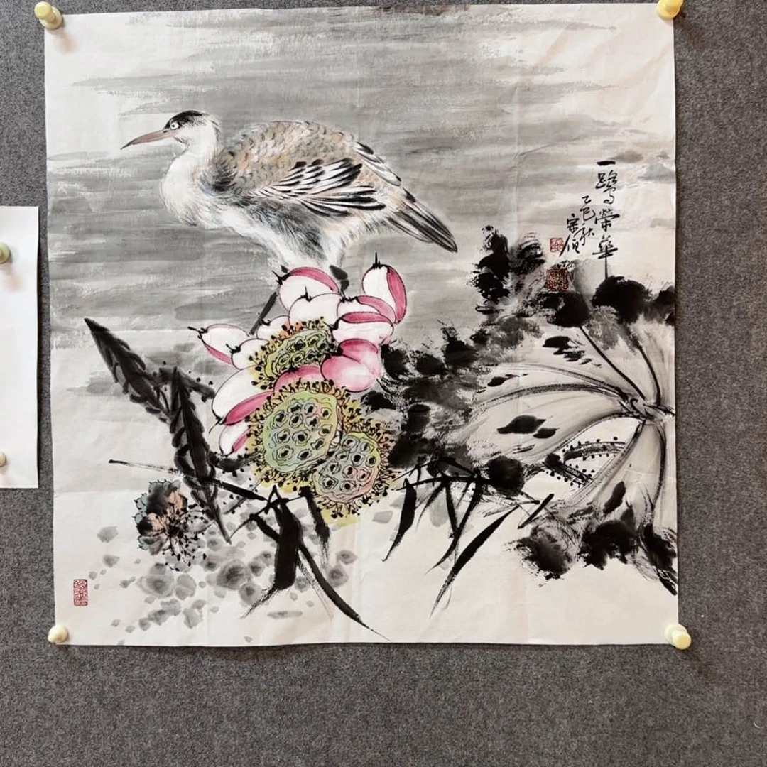 国画谢宗伯老师手绘作品