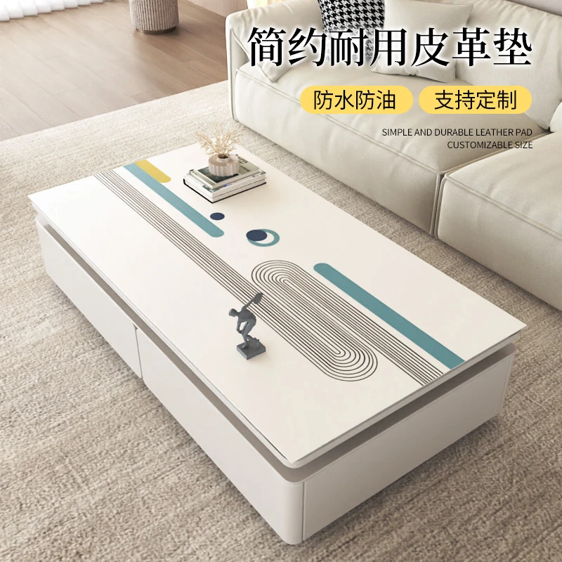 茶几桌垫防水桌垫防油防水防油桌面桌布茶几桌布新款高档垫子大气