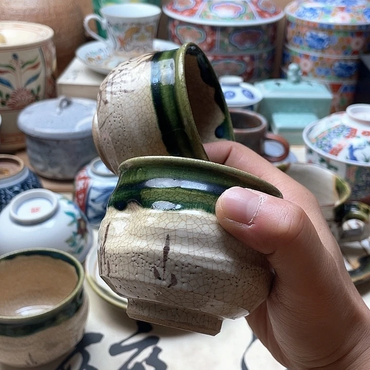 黑***头瓷片001 一人直播，看品直播间说序号